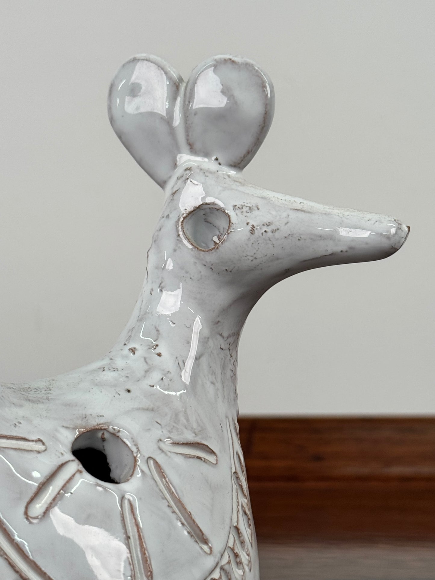 Vintage pottery chicken ceramic