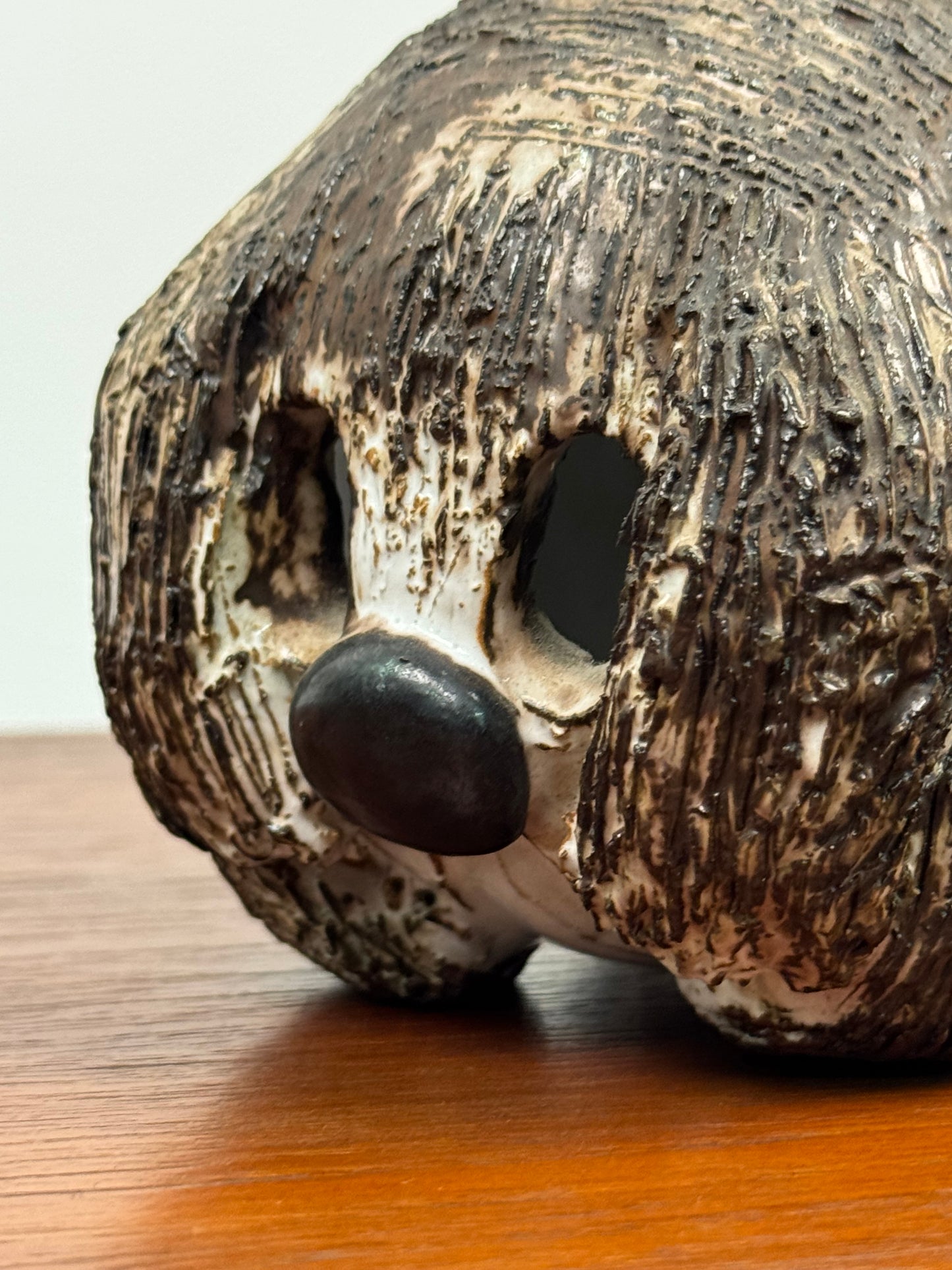 Dog money box by Briglin pottery