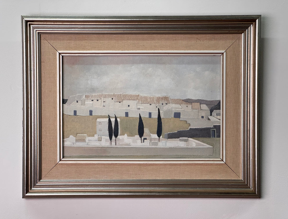 Spanish village scene by Pamela Boggs