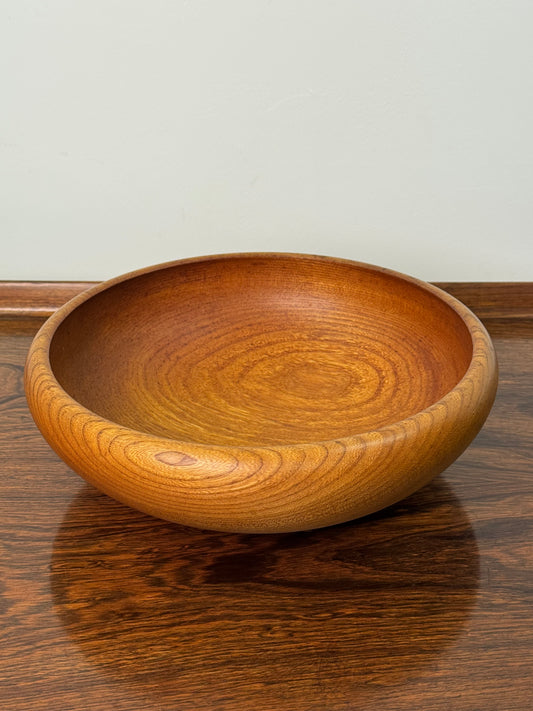 1960s teak turned salad bowl