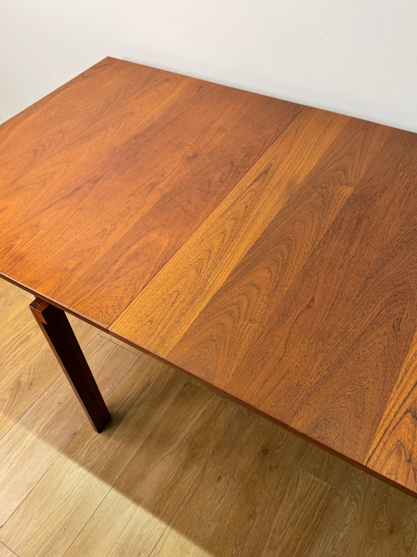 Danish teak dining table and chairs by France and son