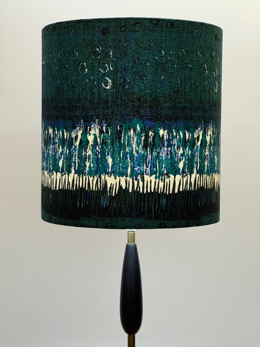 1960s  standard lamp with vintage Heals fabric shade