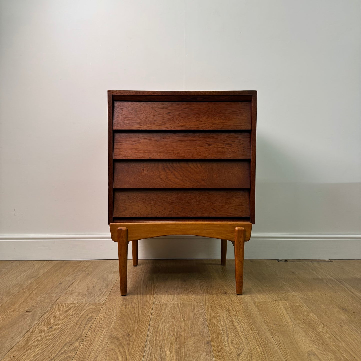 Swedish 1950s teak chest of drawers