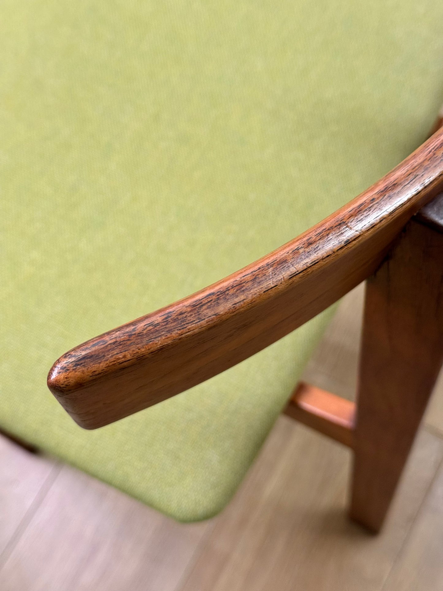 Danish teak dining table and chairs by France and son
