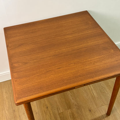 1960s teak dining table made in Denmark