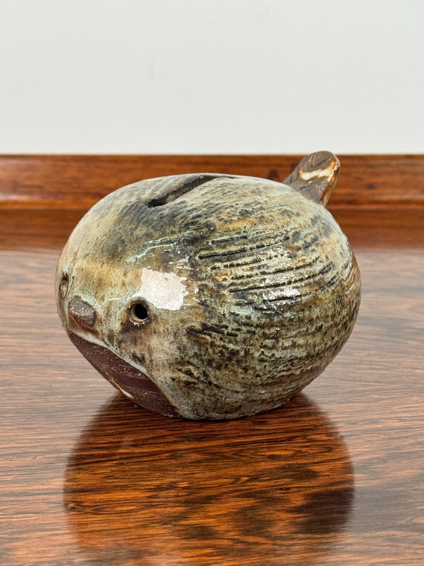 Bird money box by Briglin pottery