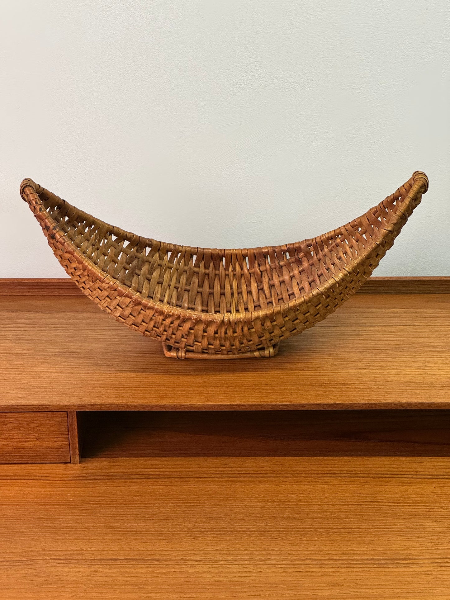 1960s wicker basket
