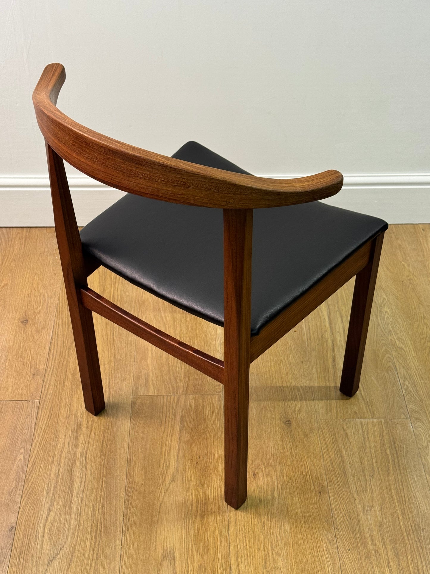 Teak cow horn chair 1960s