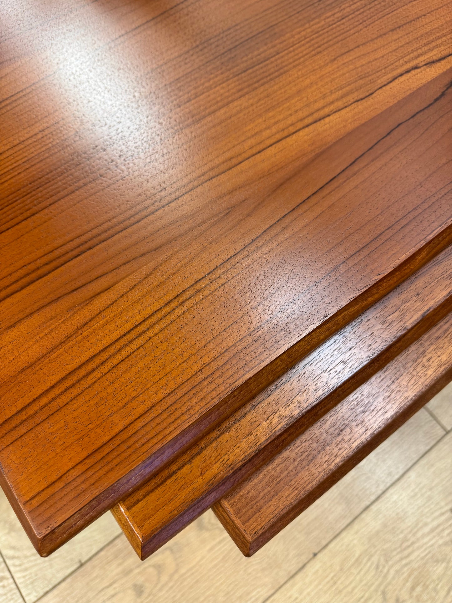 Danish teak nest of tables