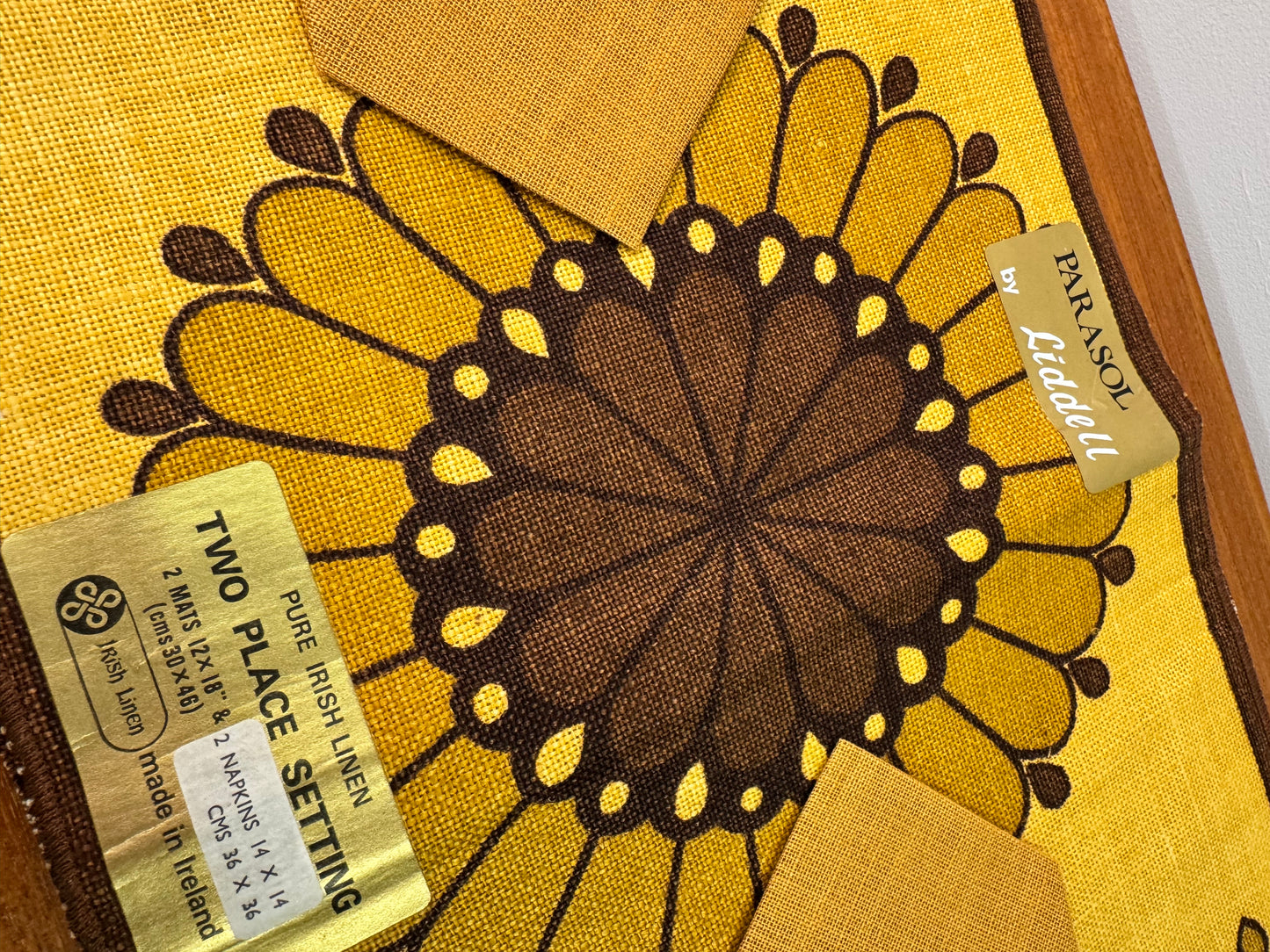 1970s Irish linen place mats