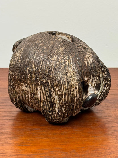Dog money box by Briglin pottery