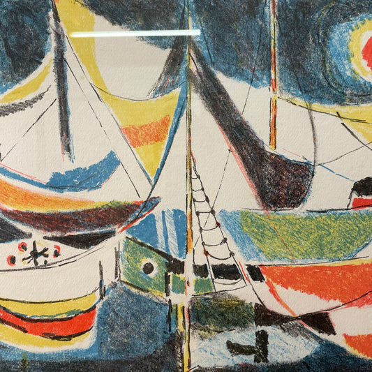 Limited edition lithograph by Enrico Paulucci 1960s